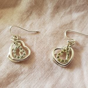 Pair of Triple Heart Earrings